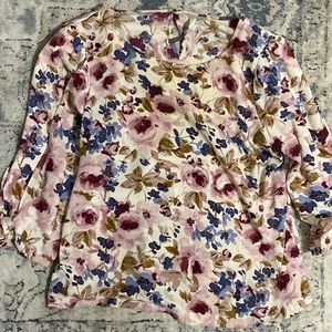 Lauren Conrad Floral blouse